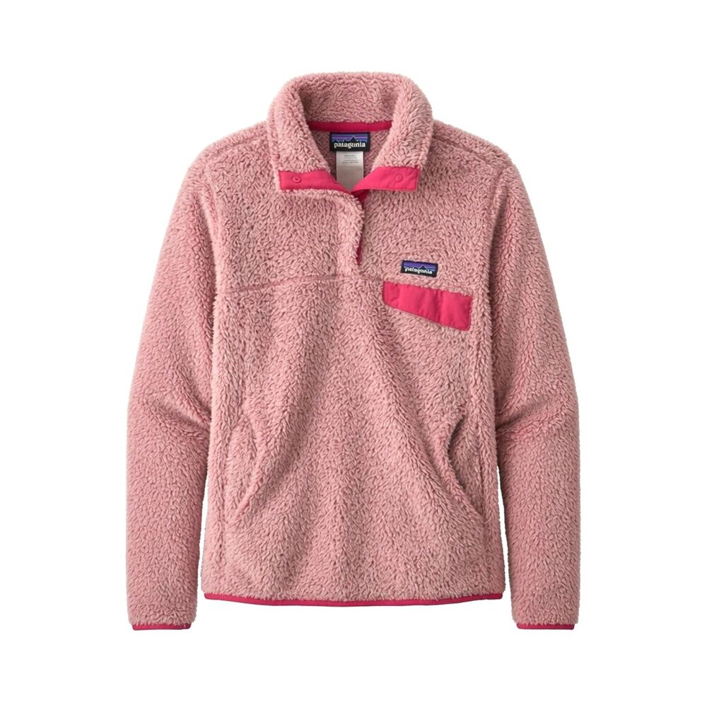 Patagonia Womans Sz S Cupcake Pink Fleece Jacket Pullover Normcore Cabincore EUC